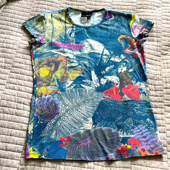 Roberto Cavalli Italian stretching top - Picture 3 of 9